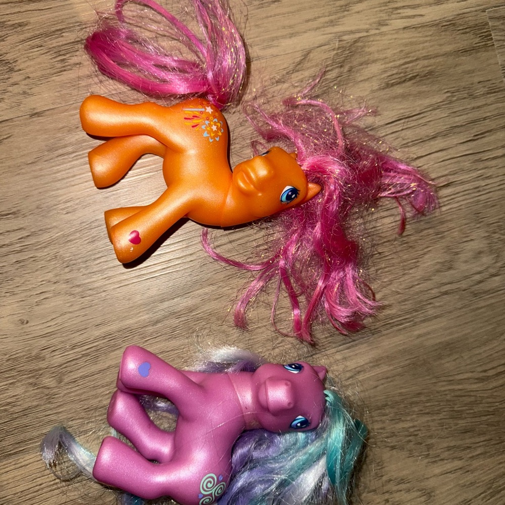 My Little Pony Orange and Pink Toy‎ Duo